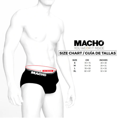 MACHO - MX24RN SLIP VERMELHO XL