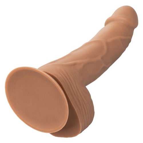 CALEXOTICS - PREGOS DE SILICONE 15.24 CM CASTANHO