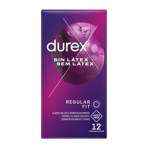 DUREX - PRESERVATIVOS SEM LÁTEX 12 UNIDADES