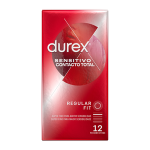 DUREX - CONTATO SENSÍVEL TOTAL 12 UNIDADES