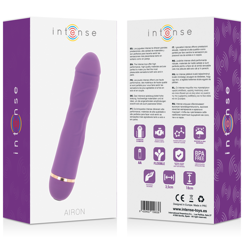 INTENSE - AIRON 20 VELOCIDADES SILICONE LILAC