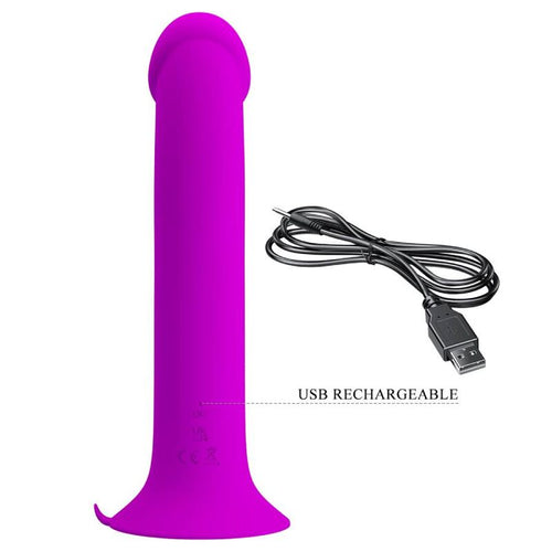 PRETTY LOVE - VIBRADOR MURRAY E ESTIMULADOR G-POINT ROXO