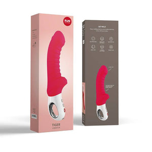 FUN FACTORY - VIBRADOR TIGER G5 ÍNDIA VERMELHO