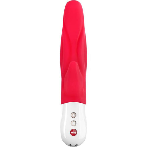 FUN FACTORY - VIBRADOR LADY BI DUAL ÍNDIA VERMELHO