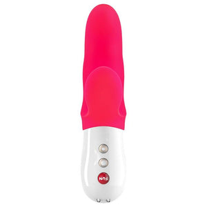 FUN FACTORY - VIBRADOR MISS BI DUAL ROSA BRANCO