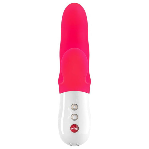 FUN FACTORY - VIBRADOR MISS BI DUAL ROSA BRANCO