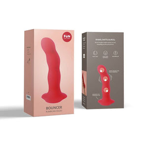 FUN FACTORY - BOUNCER SHAKE DILDO VERMELHO