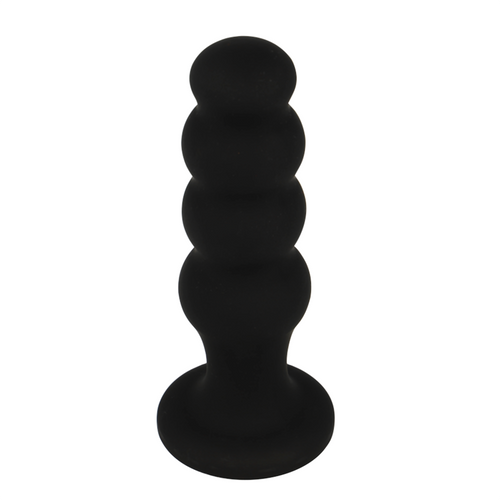 BLACK&SILVER - PLUG ANAL DE SILICONE SCOTT PREMIUM PRETO