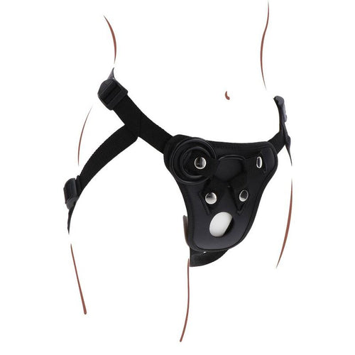 GET REAL - ARNÊS DE PRAZER STRAP-ON PRETO