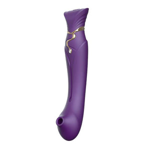 ZALO - QUEEN SET PULSE WAVE CLIT STIM ROXO