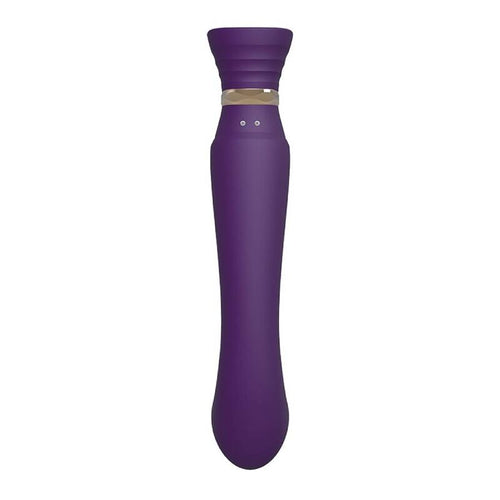 ZALO - QUEEN SET PULSE WAVE CLIT STIM ROXO