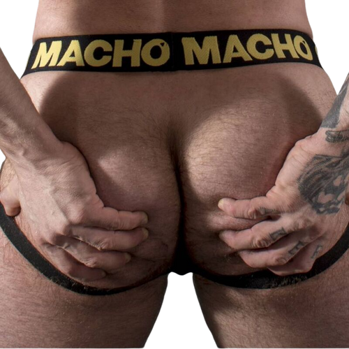 MACHO - MX25AC JOCK COURO AMARELO S