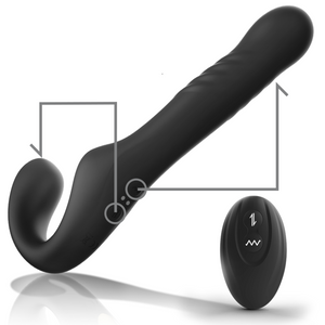 IBIZA - VIBRADOR SEM ALAS DE CONTROLE REMOTO