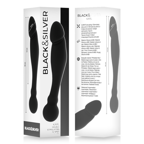 BLACK&SILVER - DILDO ESTIMULANTE KARL G-POINT 18 CM