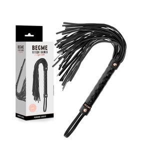 BEGME - BLACK EDITION FLOGGER DE COURO VEGANO