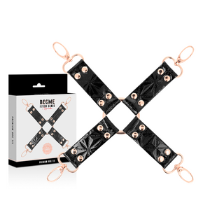 BEGME - BLACK EDITION HOG TIE DE COURO VEGANO