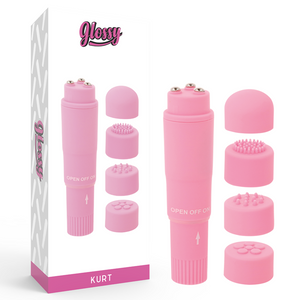 GLOSSY - MASSAGEIRO DE BOLSO KURT ROSA