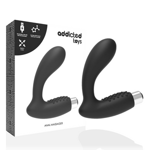 ADDICTED TOYS -VIBRADOR PROSTTICO VIBRADOR RECARREGVEL - MODELO 5 - PRETO