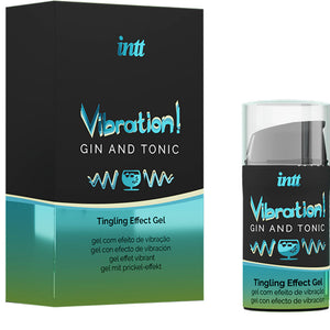 INTT - PODEROSO ESTIMULANTE ÍNTIMO LÍQUIDO VIBRADOR GEL GIN & TÔNICO 15ML