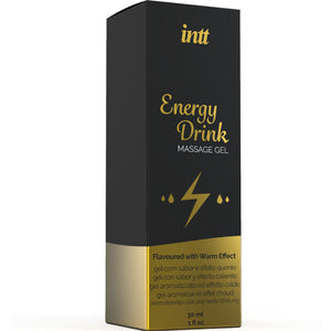 INTT MASSAGE & ORAL SEX - GEL DE MASSAGEM COM ENERGIA AROMATIZADA BEBIDA E EFEITO AQUECENTE