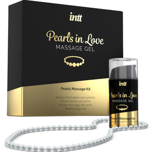 INTT MASSAGE & ORAL SEX - PÉROLAS APAIXONADAS COM COLAR DE PÉROLAS E GEL DE SILICONE