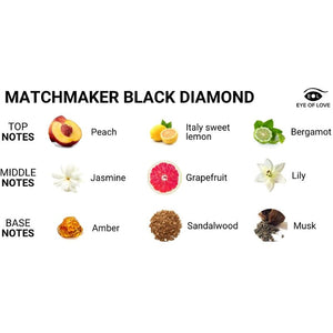 EYE OF LOVE - MATCHMAKER BLACK DIAMOND PHEROMONE PERFUME ATTRACT HER 30 ML