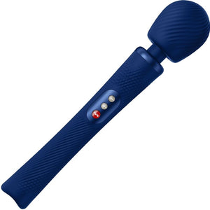 FUN FACTORY - VIM SILICONE RECARREGVEL VIBRANTE PESO RUMBLE WAND MIDNIGHT BLUE