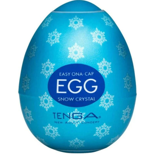 TENGA - OVO MASTURBADOR DE CRISTAL DE NEVE