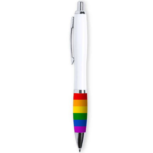 PRIDE - BANDEIRA LGBT BRANCO BIROS