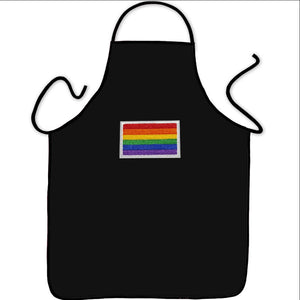 PRIDE - AVENTAL DO CHEF BOM COM A BANDEIRA LGBT