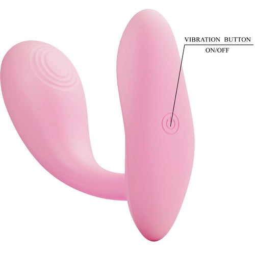 PRETTY LOVE - BAIRD G-SPOT 12 VIBRAÕES RECARREGVEL ROSA APLICATIVO