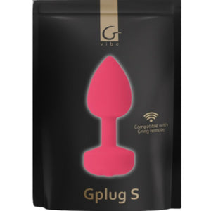 G-VIBE - FUNTOYS GPLUG ANAL VIBRADOR RECARREGVEL PEQUENO NEON ROSA 3CM