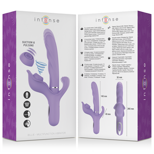 INTENSE - BILLIE MULTIFUNO VIBRADOR RECARREGVEL SUCO E PULSAO ROXO