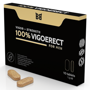 BLACK BULL - 100% VIGOERECT VIGOR + FORÇA PARA HOMENS 10 COMPRIMIDOS