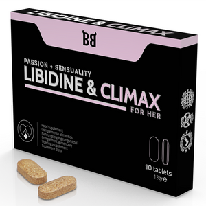 BLACK BULL - LIBIDINE & CLIMAX AUMENTA L BIDO PARA MULHERES 10 CÁPSULAS