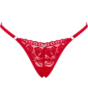 OBSESSIVE - TANGA LACELOVE VERMELHA XS/S