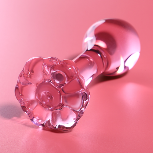 NEBULA SERIES BY IBIZA - MODELO 2 ANAL PLUG VIDRO BOROSILICADO TRANSPARENTE 11 CM -O- 3.5 CM