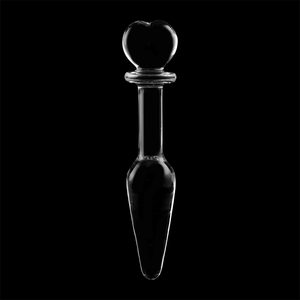 NEBULA SERIES BY IBIZA - MODELO 7 ANAL PLUG VIDRO BOROSILICADO TRANSPARENTE 13.5 CM -O- 3 CM