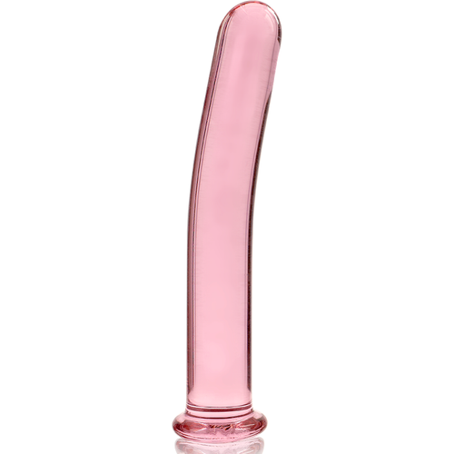 NEBULA SERIES BY IBIZA - MODELO 8 DILDO VIDRO BOROSILICADO TRANSPARENTE 14.5 CM -O- 2 CM