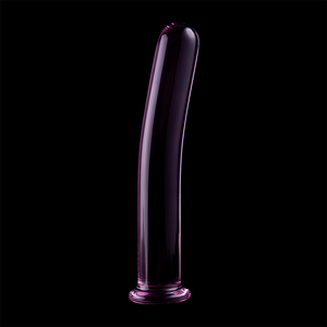 NEBULA SERIES BY IBIZA - MODELO 8 DILDO VIDRO BOROSILICADO TRANSPARENTE 14.5 CM -O- 2 CM