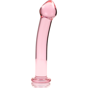 NEBULA SERIES BY IBIZA - MODELO 11 DILDO VIDRO BOROSILICADO TRANSPARENTE 16 CM -O- 3 CM