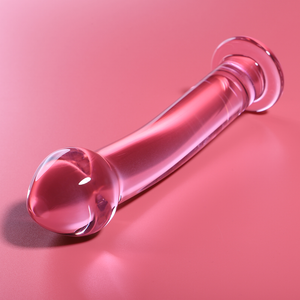 NEBULA SERIES BY IBIZA - MODELO 11 DILDO VIDRO BOROSILICADO TRANSPARENTE 16 CM -O- 3 CM