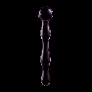 NEBULA SERIES BY IBIZA - MODELO 13 DILDO VIDRO BOROSILICADO TRANSPARENTE 18 CM -O- 3.5 CM