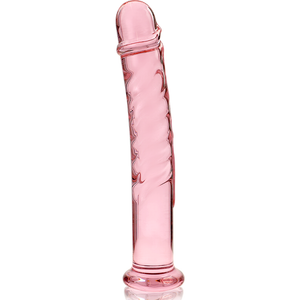 NEBULA SERIES BY IBIZA - MODELO 16 DILDO VIDRO BOROSILICADO TRANSPARENTE 18.5 CM -O- 3 CM