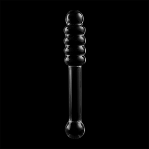 NEBULA SERIES BY IBIZA - MODELO 20 DILDO VIDRO BOROSILICADO TRANSPARENTE 20.5 CM -O- 3 CM