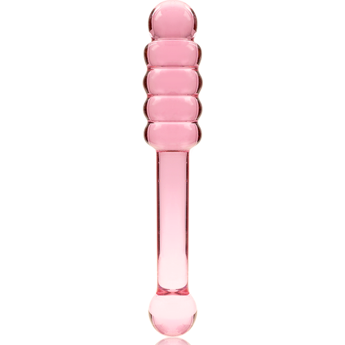 NEBULA SERIES BY IBIZA - MODELO 20 DILDO VIDRO BOROSILICADO TRANSPARENTE 20.5 CM -O- 3 CM