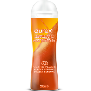 DUREX - MASSAGEM SENSUAL 2 EM 1 YLANG YLANG 200 ML