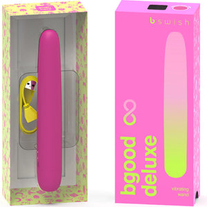 B SWISH - BGOOD INFINITE DELUXE VIBRADOR RECARREGVEL ROSA SILICONE