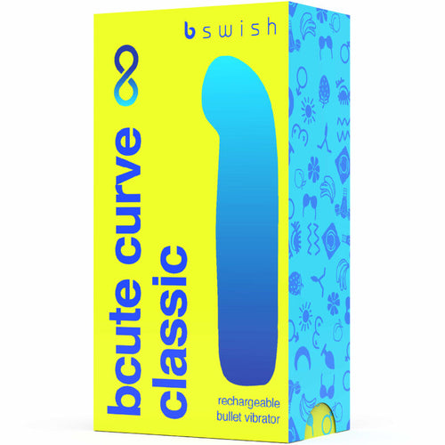 B SWISH - BCUTE CURVE INFINITE CLASSIC RECARREGVEL VIBRADOR DE SILICONE AMARELO