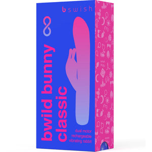 B SWISH - BWILD BUNNY INFINITE CLASSIC RECARREGVEL VIBRADOR AZUL SILICONE